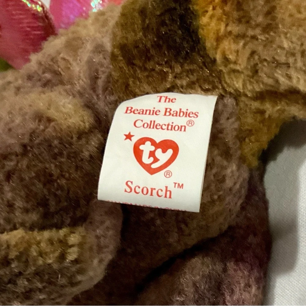 Ty Scorch dragon beanie baby